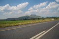 Typical Hily Landscape with Highway close to Golden Gate